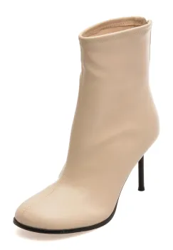 Botine elegante ALDO bej, EVANDER 108, din piele ecologica imagine