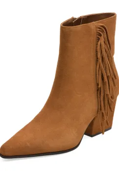 Botine elegante ALDO maro, 14116752, din piele intoarsa imagine