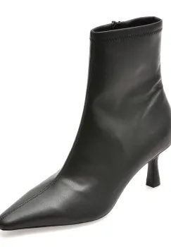 Botine elegante ALDO negre, 14116477, din piele ecologica imagine