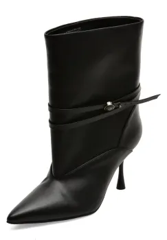 Botine elegante ALDO negre, 84567, din piele naturala imagine