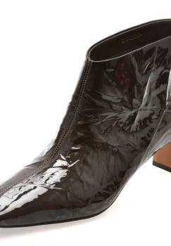 Botine elegante EPICA maro, 33M2525, din piele naturala lacuita imagine