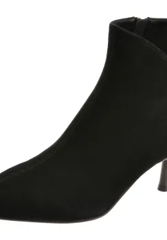 Botine elegante EPICA negre, 24A506, din piele intoarsa imagine