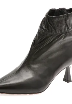 Botine elegante EPICA negre, 329121, din piele naturala imagine