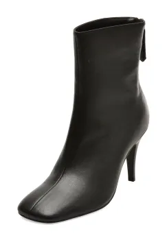 Botine elegante EPICA negre, 5H872, din piele naturala imagine