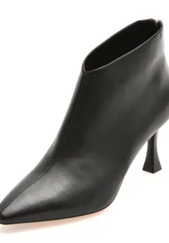 Botine elegante EPICA negre, 62269, din piele naturala imagine