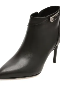 Botine elegante EPICA negre, E3265, din piele naturala imagine