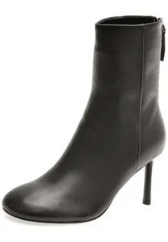 Botine elegante EPICA negre, EB927, din piele naturala imagine