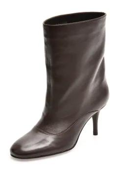 Botine elegante EPICA PREMIUM maro, 25080, din piele naturala imagine