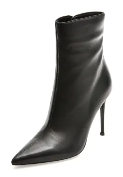 Botine elegante EPICA PREMIUM negre, 2466T, din piele naturala imagine