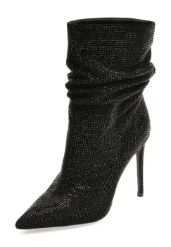 Botine elegante EPICA PREMIUM negre, 62R, din piele naturala imagine