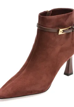 Botine elegante EPICA visinii, 25M2579, din piele intoarsa imagine
