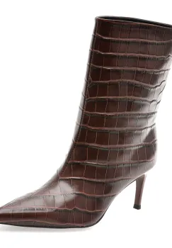 Botine elegante EPICA visinii, EB928, din piele naturala imagine