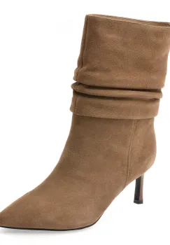 Botine elegante FLAVIA PASSINI gri, 83315, din piele intoarsa imagine