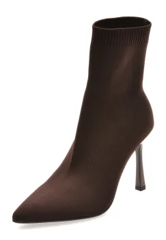 Botine elegante FLAVIA PASSINI maro, AC5831, din material textil imagine