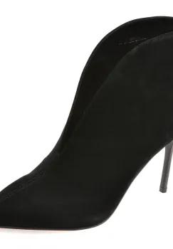 Botine elegante FLAVIA PASSINI negre, 24A452, din piele intoarsa imagine