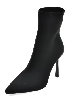 Botine elegante FLAVIA PASSINI negre, AC5831, din material textil imagine
