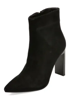 Botine elegante FLAVIA PASSINI negre, AC6391, din piele intoarsa imagine