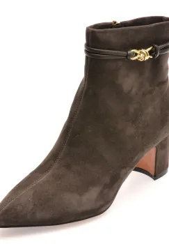 Botine EPICA gri, 33M2523, din piele intoarsa imagine