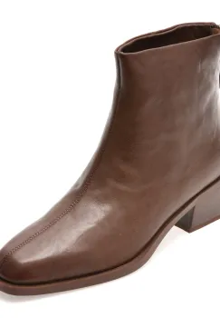 Botine EPICA maro, 96M509, din piele naturala imagine
