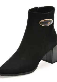 Botine EPICA negre, 2011628, din piele intoarsa imagine