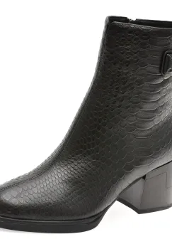 Botine EPICA negre, 2727, din piele naturala imagine