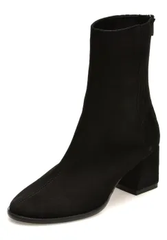 Botine EPICA negre, 2771083, din piele intoarsa imagine