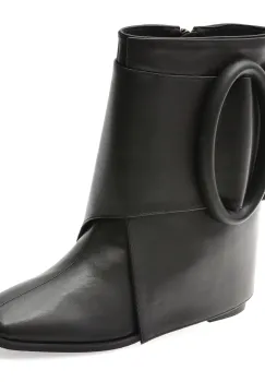 Botine EPICA negre, 2835, din piele naturala imagine