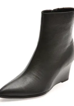 Botine EPICA negre, 4B239, din piele naturala imagine