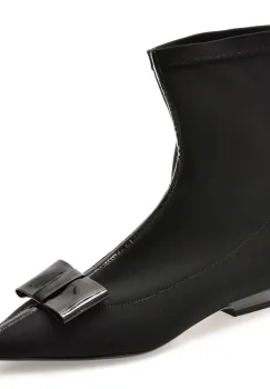 Botine EPICA negre, 6124049, din material textil imagine