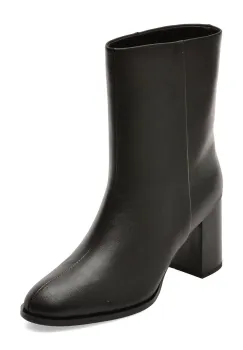 Botine EPICA negre, 6W79H, din piele naturala imagine