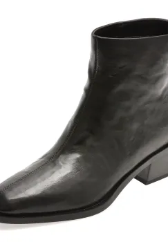 Botine EPICA negre, 96M509, din piele naturala imagine