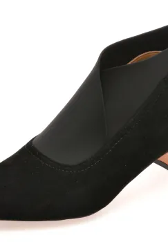 Botine EPICA negre, D102, din piele intoarsa imagine
