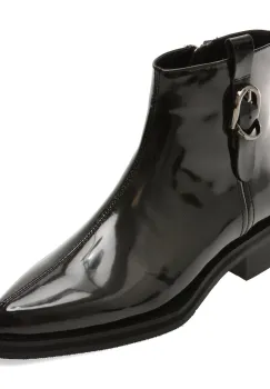 Botine EPICA negre, HX2215, din piele naturala lacuita imagine