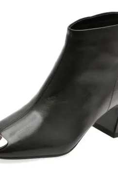 Botine EPICA negre, M32120, din piele naturala imagine