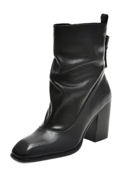 Botine EPICA PREMIUM negre, 1791, din piele naturala imagine