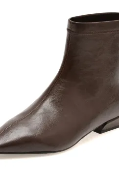 Botine FLAVIA PASSINI maro, 263188, din piele naturala imagine