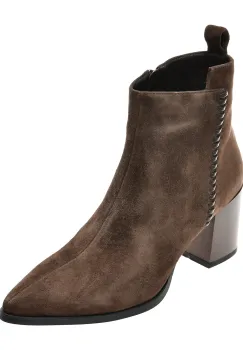 Botine FLAVIA PASSINI maro, AC5996, din piele intoarsa imagine