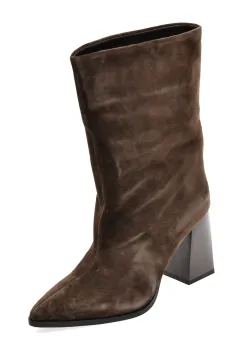 Botine FLAVIA PASSINI maro, AC6467, din piele intoarsa imagine