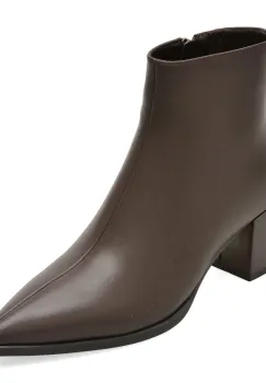 Botine FLAVIA PASSINI maro, AC6510, din piele naturala imagine