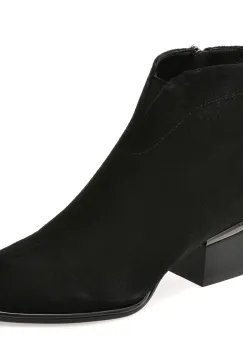 Botine FLAVIA PASSINI negre, 105841, din piele intoarsa imagine
