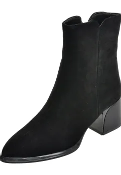 Botine FLAVIA PASSINI negre, 1306G67, din piele intoarsa imagine