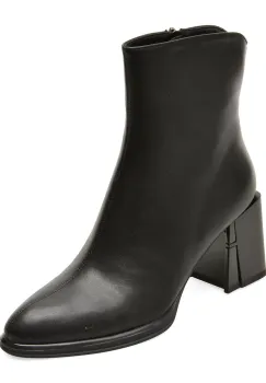 Botine FLAVIA PASSINI negre, 2437, din piele naturala imagine