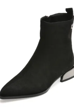 Botine FLAVIA PASSINI negre, 55773, din piele intoarsa imagine