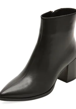 Botine FLAVIA PASSINI negre, 5996Q, din piele intoarsa imagine