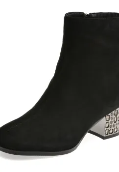 Botine FLAVIA PASSINI negre, 83331, din piele intoarsa imagine