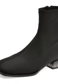 Botine FLAVIA PASSINI negre, 95261, din material textil imagine