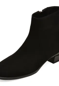 Botine FLAVIA PASSINI negre, AC6280, din piele intoarsa imagine