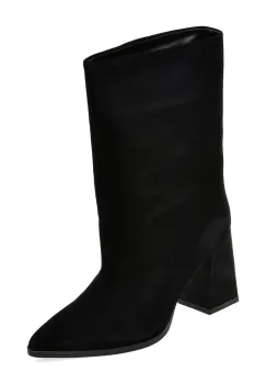 Botine FLAVIA PASSINI negre, AC6467, din piele intoarsa imagine