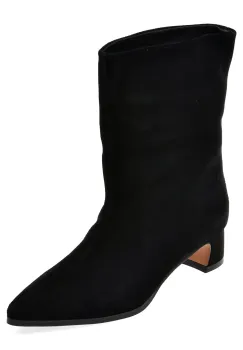 Botine FLAVIA PASSINI negre, AC6576, din piele intoarsa imagine