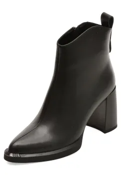 Botine FLAVIA PASSINI negre, C5995, din piele naturala imagine